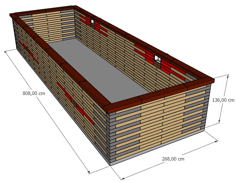 Pisciz N810 enterree, semi-enterree