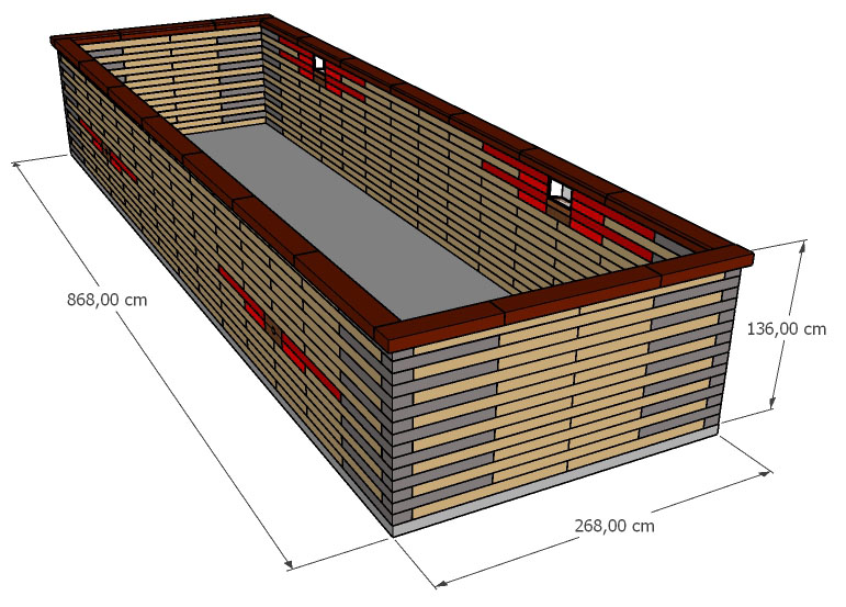 Pisciz N870 enterrée ou 2/3 enterrée